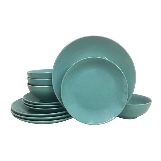 The Big One® Solid Coupe 12-pc. Dinnerware Set