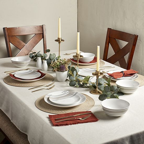  The Big One® Farm Stripe 12-pc. Dinnerware Set