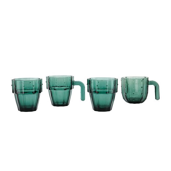  The Big One® 4-pc. Cactus Glass Stacking Cup Set
