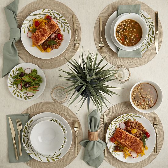  The Big One® Leaves 12-pc. Dinnerware Set