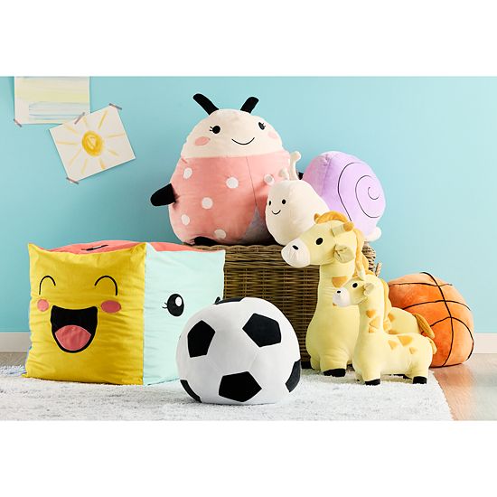  The Big One® Pink Ladybug Squishy Throw Pillow