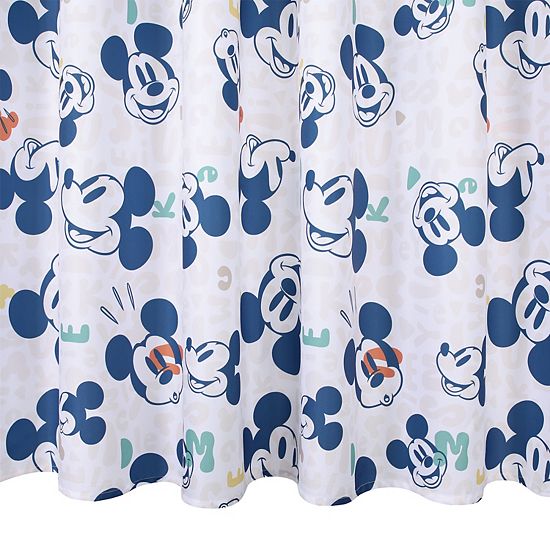  Disney's Mickey Mouse Allover Print Shower Curtain By The Big One Kids™