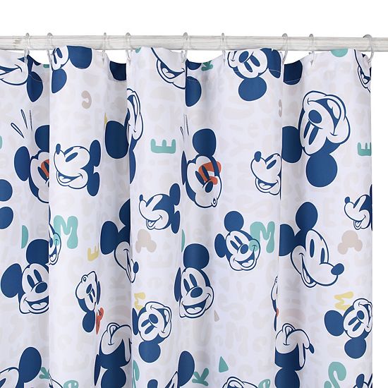  Disney's Mickey Mouse Allover Print Shower Curtain By The Big One Kids™