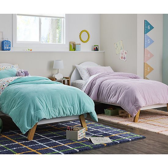  The Big One Kids™ Shay Ribbed Cozy Plush Comforter Set With Shams