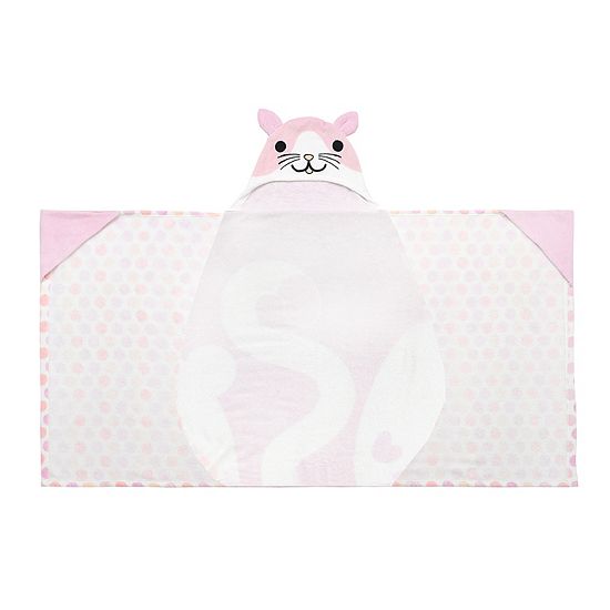  The Big One Kids™ Cat Hooded Bath Wrap
