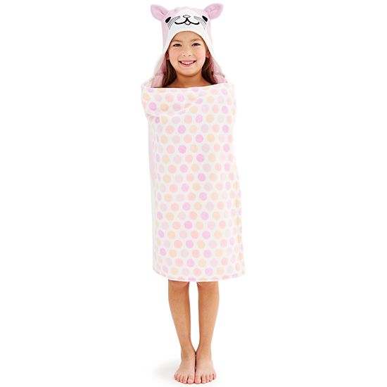  The Big One Kids™ Cat Hooded Bath Wrap