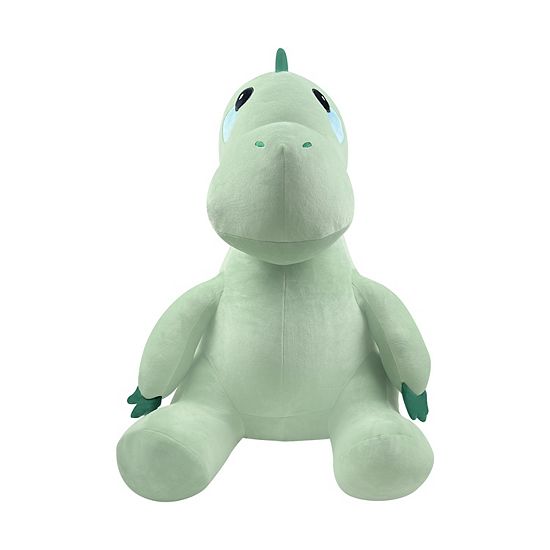  The Big One® Green Dinosaur Plushable Pillow