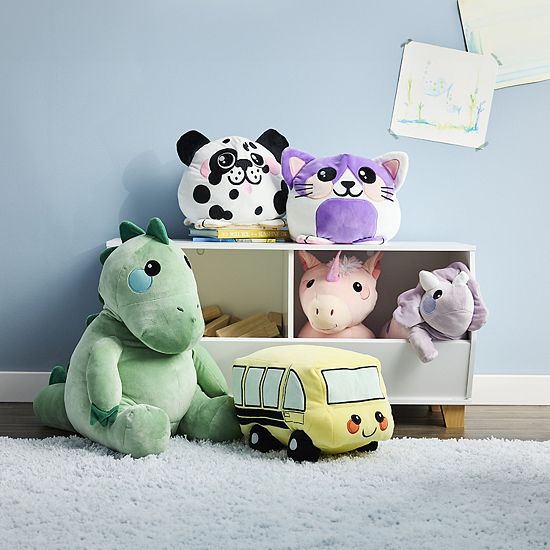  The Big One® Green Dinosaur Plushable Pillow