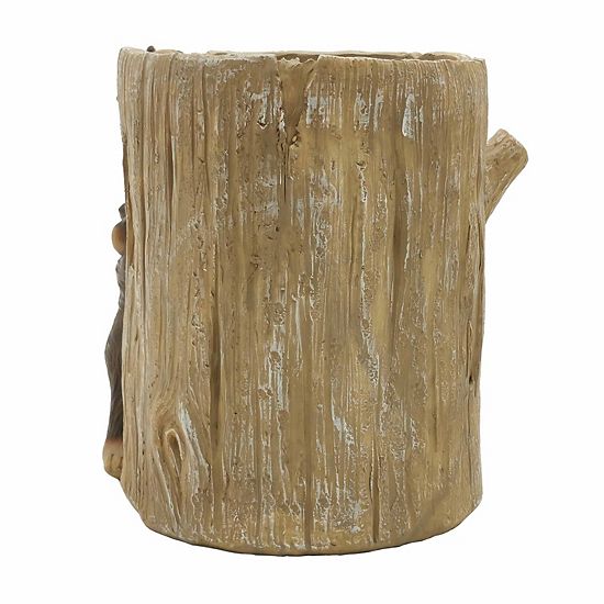  The Big One® Cabin Life Tree Stump & Bears Wastebasket