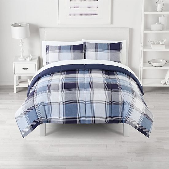  The Big One® Dover Plaid Reversible Comforter Set