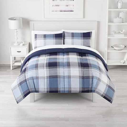  The Big One® Dover Plaid Reversible Comforter Set