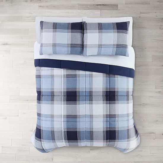  The Big One® Dover Plaid Reversible Comforter Set