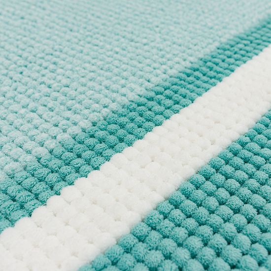  The Big One® Chenille Stripe Memory Foam Bath Mat
