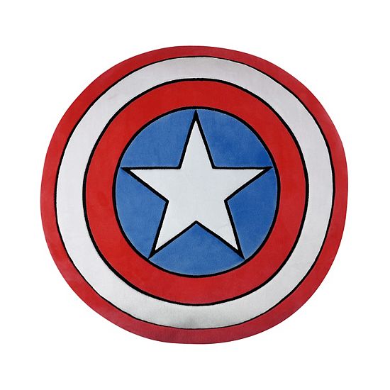  The Big One® Marvel Captain America Shield Red Plushable Pillow