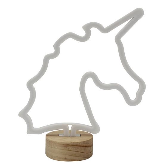  The Big One Kids™ LED Neon Light-Up Unicorn Silhouette Table Decor