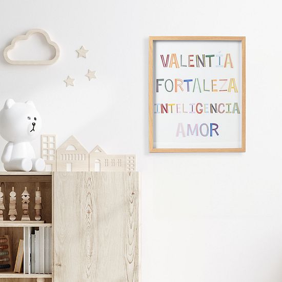  The Big One® Framed Rainbow Affirmations Wall Decor