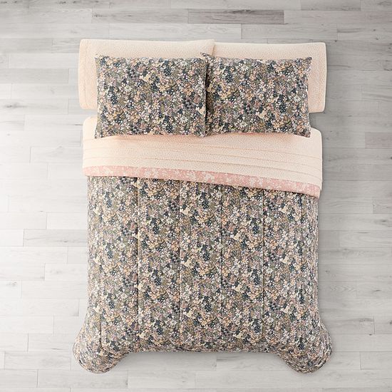 The Big One® Blake Floral Reversible Comforter Set With Sheets