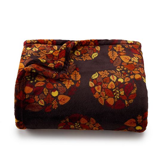  Disney's Fall & Harvest Oversized Supersoft Printed Plush Throw Blanket By The Big One®