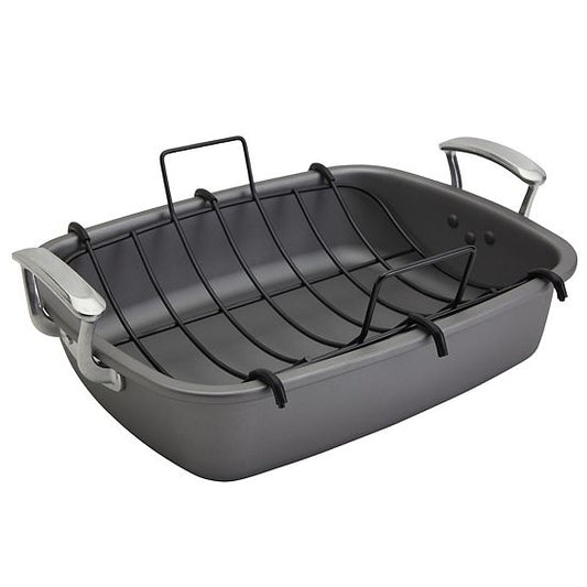  The Big One® 17 In. Carbon Steel Roaster With Rack