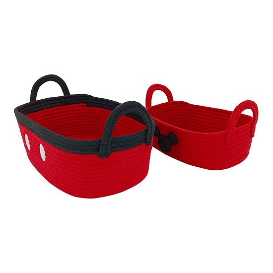 Disney's Mickey Mouse 2-pack Storage Basket Set By The Big One Kids™