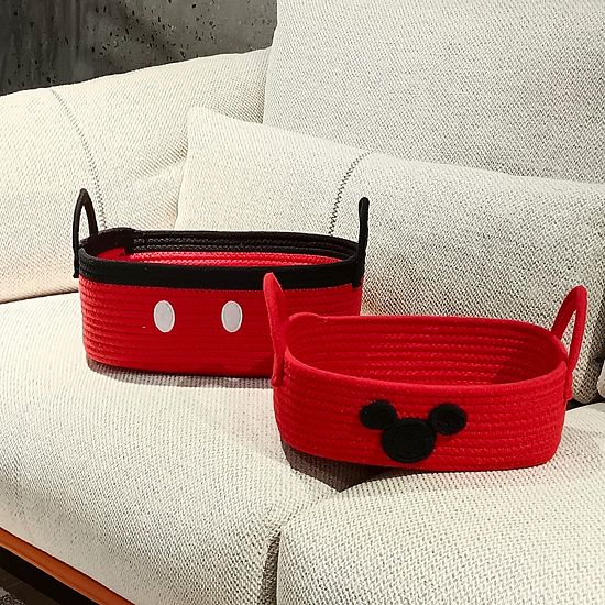  Disney's Mickey Mouse 2-pack Storage Basket Set By The Big One Kids™