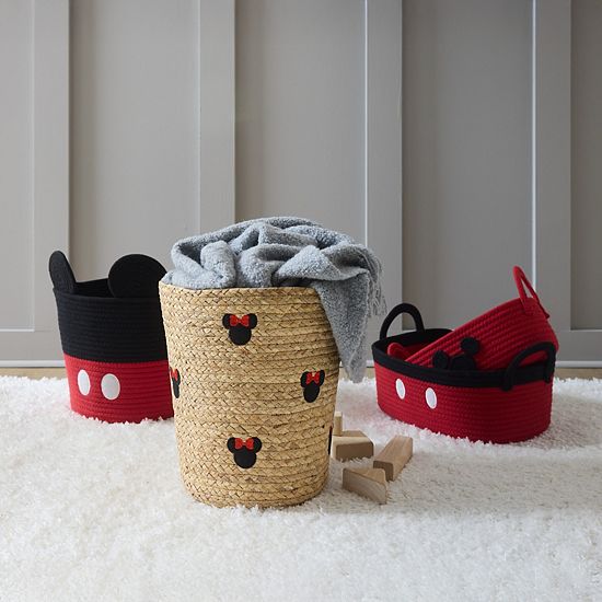  Disney's Mickey Mouse 2-pack Storage Basket Set By The Big One Kids™