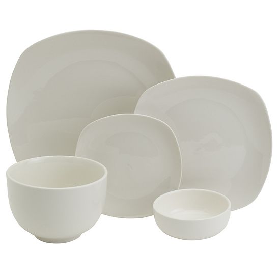  The Big One® 40-pc. Soft Square Dinnerware Set
