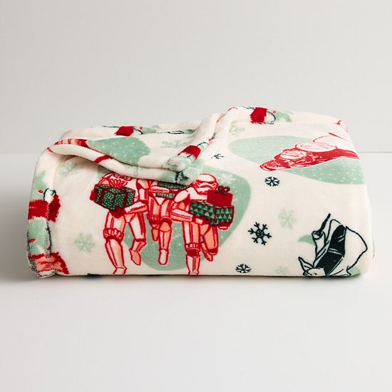  Star Wars Holiday Oversized Supersoft Plush Throw Blanket By The Big One®