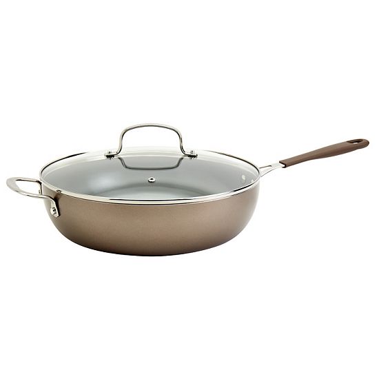  The Big One® Silicone Ceramic 12-in. Saute Pan With Lid