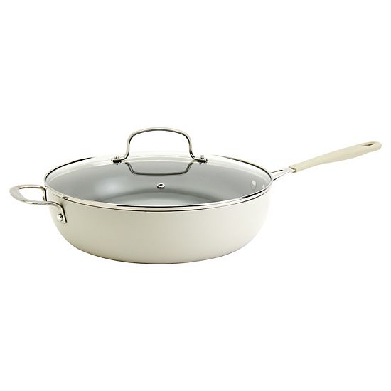  The Big One® Silicone Ceramic 12-in. Saute Pan With Lid