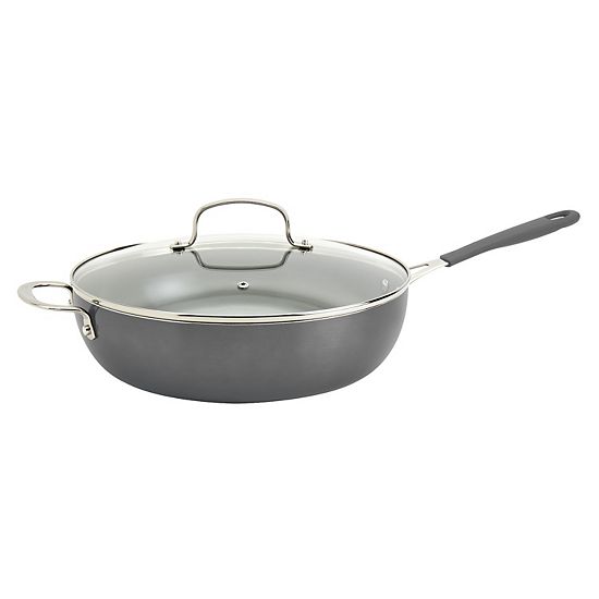  The Big One® Silicone Ceramic 12-in. Saute Pan With Lid
