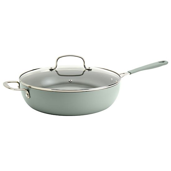  The Big One® Silicone Ceramic 12-in. Saute Pan With Lid