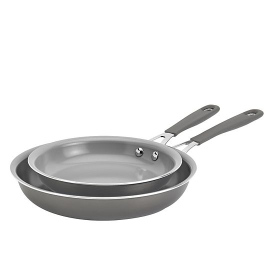  The Big One® Silicone Ceramic 2-pc. Skillet Set