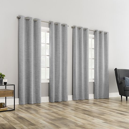  The Big One® Denelle Textured Blackout 4-Pack Window Curtain Set
