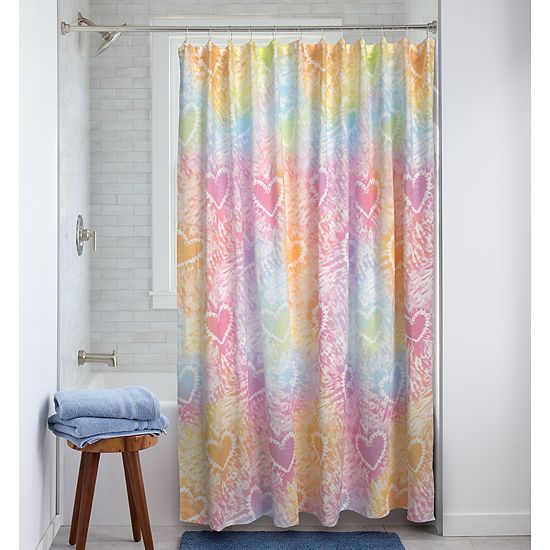  The Big One Kids™ Heart Tie Dye Shower Curtain