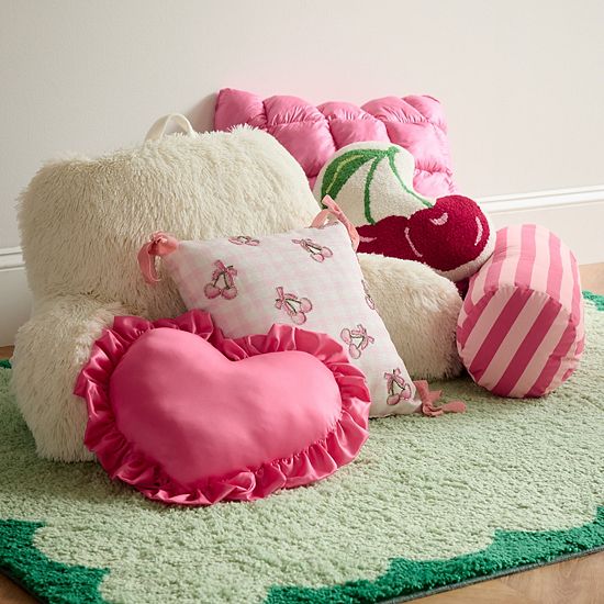  The Big One® Gingham Cherry Pillow