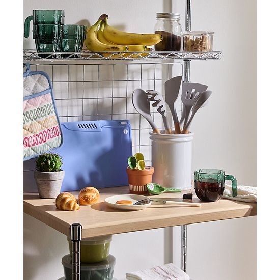  The Big One® 7-pc. Wiggle Stripe Kitchen Towel, Dishcloth, Oven Mitt & Pot Holder Set