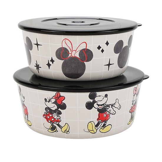  Disney's Mickey Mouse Storage Containers Set Of 2 By The Big One®