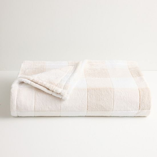  The Big One® Plaid Plush Throw Blanket